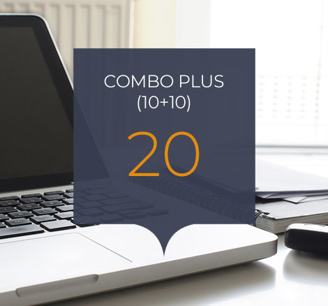 Combo plus 20 clases